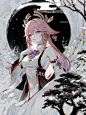 #原神 Yae miko - HuuOliv的插画