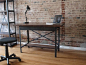 Industrial Engineering Work Station Desk Table by CamposIronWorks, $895.00