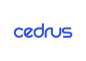 This may contain: the logo for cedus is shown in black and white on a white background,