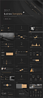 炫酷高端动态企业商务通用PPT模板