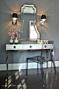 Channing Three Drawer Console Table