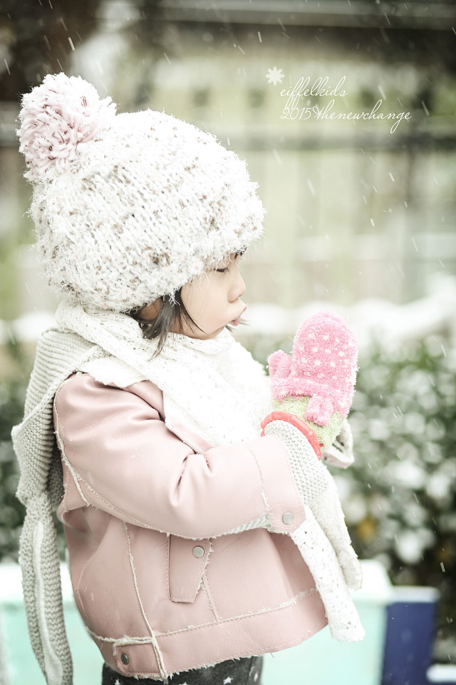 艾菲尔潮流儿童摄影雪景篇