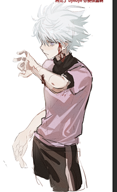 吃采集到少年行奇犽采集糖要嚼碎吃采集到少年行#每日一图#漫画,西索