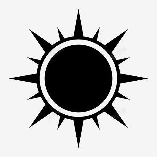 阳光早晨夏天图标 页面网页 平面电商 创意素材-花瓣网