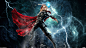 People 1920x1080 Thor Chris Hemsworth Marvel Comics Marvel Comics comics lightning Mjölnir