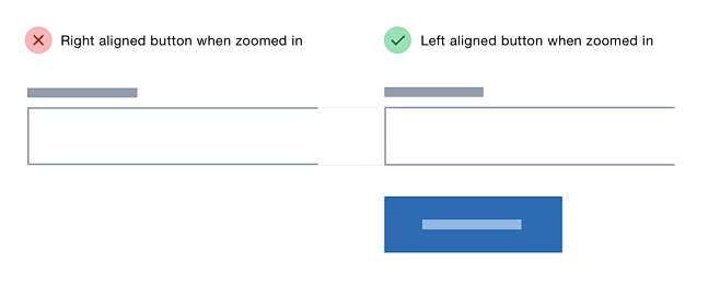 Left: right aligned ...