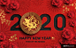 传统剪纸背景 新年背景模板 中国红背景 年货节背景 国潮素材 年味背景