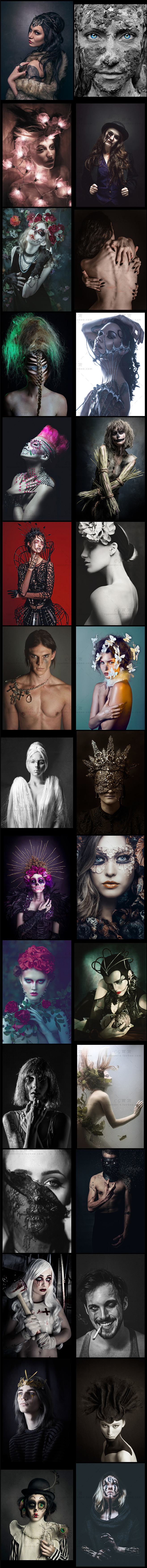 DarkBeauty 人物肖像艺术摄影 ...
