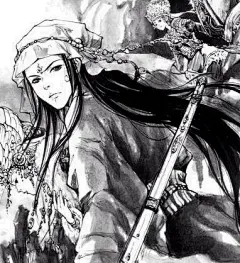 手绘 黑白 动漫游戏_百度图片