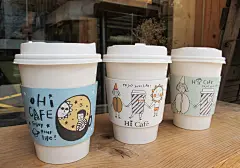 Hi Life Cafe Coffee Cup design | 萊爾富咖啡杯套設計 : Hi Life Cafe Coffee Cup design | 萊爾富咖啡杯套設計 | Illustration參加萊爾富杯套設計比賽時的作品兩個主題，三個款式1. 在一杯咖啡裡的小宇宙2.3. 咖啡好朋友希望以輕鬆愉快的插畫設計呈現，將萊爾富咖啡的slogan&quot;Enjoy your life!&quot; 傳達給買咖啡的人，都市裡的人買杯咖啡都是小確幸，也都是為了放鬆一下的吧！雖然只是咖啡杯套也希望因此