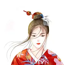 水彩古风九连#插画##遇见艺术#
作者@长归空空- ​​​​