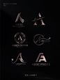 字母A集合-简约奢侈风高级感字母logo
