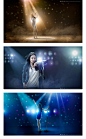 节目舞台时尚炫酷晚会年会演唱会灯光光效海报背景PSD分层素材-淘宝网