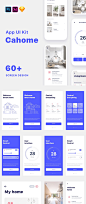 UI Kits : Cahome UI Kit is a solution for Smart Home and IoT, able to inspire anyone and involve into a highly-productive cooperation. The exuberance of colors and a Research UI/UX of 250+ elements and 60+ Screen in the UI kit reaches the “perfection” poi