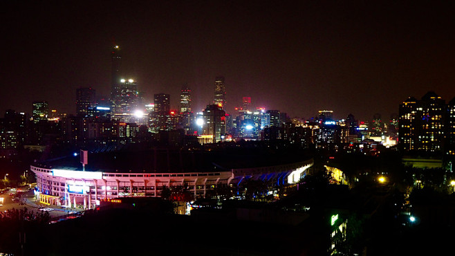 三里屯附近夜景