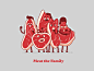 Meat the Family _简笔画/线描_T2020417 