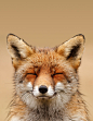 Fox Photograph - Zen Fox Series - Smiling Fox Portrait by Roeselien Raimond