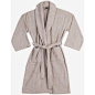 Egyptian Cotton Mushroom Cream L/Xl Unisex Bathrobe