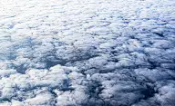 云，航空景观，空间气候