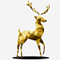 几何小鹿高清素材 png图形 几何 动物 圣诞节 小鹿 装饰 免抠png 设计图片 免费下载