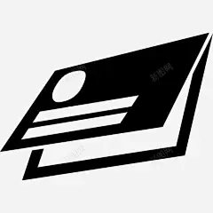 名片的折叠两图标 设计图片 免费下载 页面网页 平面电商 创意素材