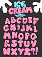 冰淇淋的字体