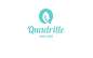 LOGO-QUADRILLE-英文logo-用Q跟叶子结合做负形logo-正负形logo