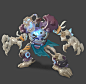 Concepts Moba project - Undead Frost : Character concepts made for a MOBA style game project for the Emerald City (mobile game studio)