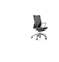 The Diagon swivel chair stands out through its aluminium backrest support. While it appears to be a decorative design feature, the support also has an ergonomic function. It is based on the idea of developing a comfortable backrest by mounting it on two r