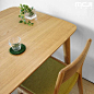 木聪良品 日式家具 纯实木白橡木 饭香风格餐椅+餐桌套餐价-淘宝网