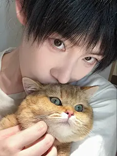 猫猫跟猫猫！#cos #吞海 #破云2吞海 #吴雩 #猫塑 绝对没有强迫木鱼的意思@斋啊，采集@屿堍