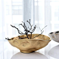 迪斯凯 印度进口 欧式金色银色铝制装饰碗 花器 花盆创意装饰摆件-淘宝网
