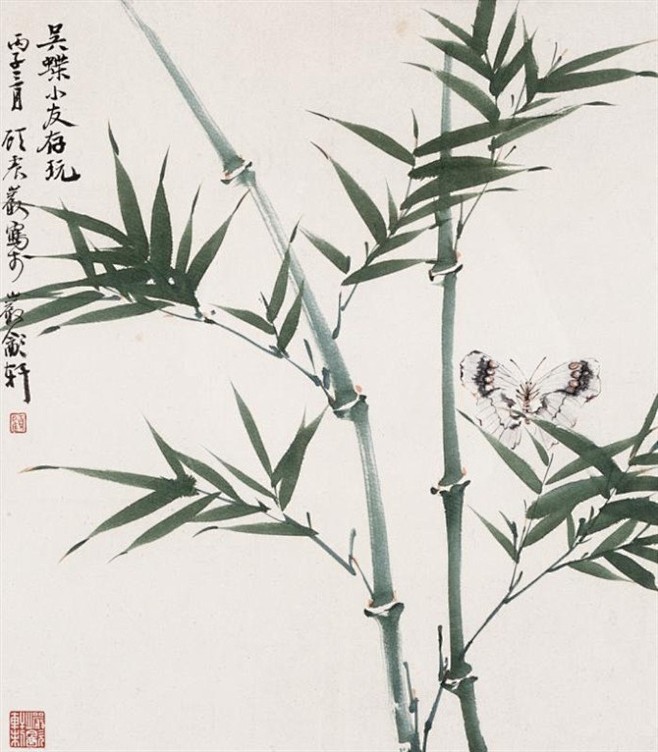 百家墨国画竹子（三）