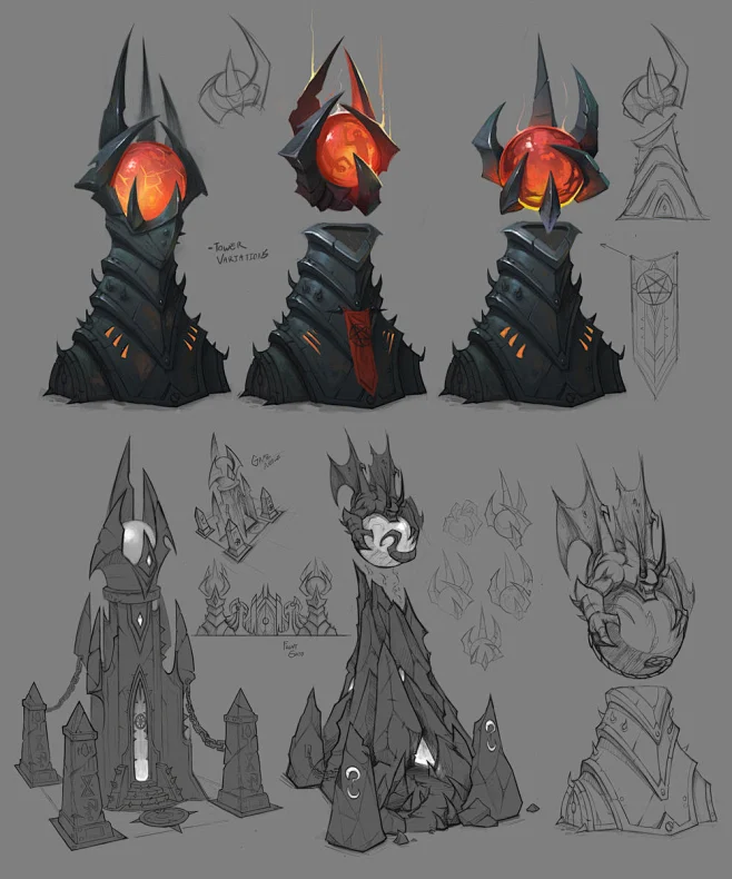 Hell Towers-花瓣网