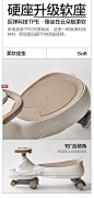 贝易时光扭扭车儿童1一3岁妞妞车静音防侧翻宝宝大人可坐溜溜车-tmall.com天猫