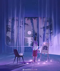 置顶 夜晚的余光是星星和月亮
是城市的灯火
是正奔波在路上的我们
我们每个人都是一颗星星
也许我在黑暗的角落里
但是我会一直努力的发光
插画分享超话 #画说晚安# ​​​​