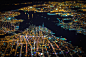 General 3000x2000 New York City tilt shift USA night cities aerial view cityscapes lights bokeh