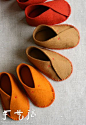 羊毛毡制作可爱舒适婴儿鞋