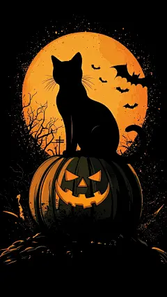 万圣节邪恶黑暗主题海报宣传背景模板通用模板 (1)