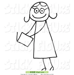 10张坐在热气球上的孩子以及更多铅笔人卡通涂色简笔画！ - 涂色集，涂色画打印大图