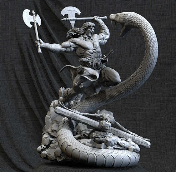 Conan fan art, made ...
