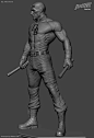 Daredevil, Junior Guerhard : Hello everybody. This is my new study "DareDevil". Study is the process of modeling for printing, I still want to study more deep cuts and pins. Concept by Walter O'Neal. Thanks!<br/>Concept - <a class=&