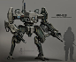 Unmanned Land Biped Picture  (2d, sketchbook, robot, mech, sci-fi)