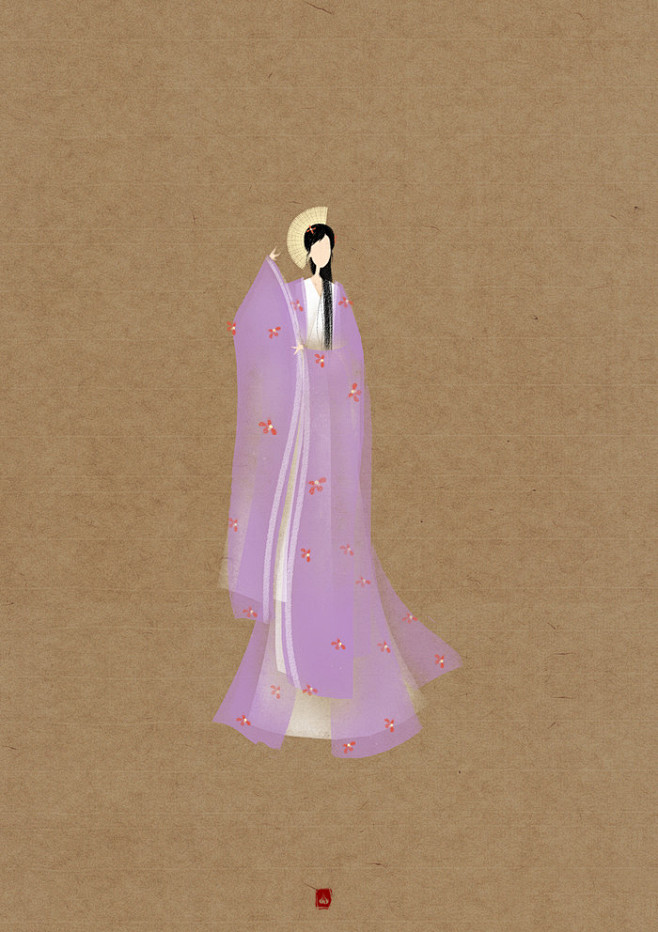 手绘插画漫画呼葱觅蒜无脸古风图集小李飞刀林诗音