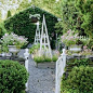 lovely cottage herb garden