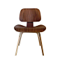 特价DCW北欧设计师北欧式现代时尚经典个性胡桃木实木休闲椅餐椅 原创 新款 2013