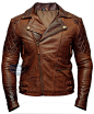 Mens Biker Classic Diamond Motorcycle Brown Distressed Vintage Leather Jacket | Одежда, обувь и аксессуары, Одежда для мужчин, Пальто и куртки | eBay!