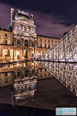 500px / Reflection, The Louvre, Paris, France by Europe Trotter