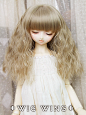 ★WigWing耐热丝★BJD/SD/3分/小P/DD/假发★ WM-81#CreamBrown-淘宝网