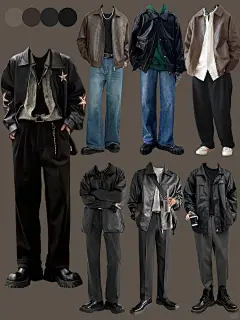 狼系男友穿搭丨美式复古机车boy - 小红书